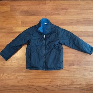 3/$10 🌟 Kids Blue Reversible Jacket XS 4/5